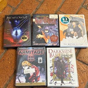 5 Diverse Japanse Anime DVD